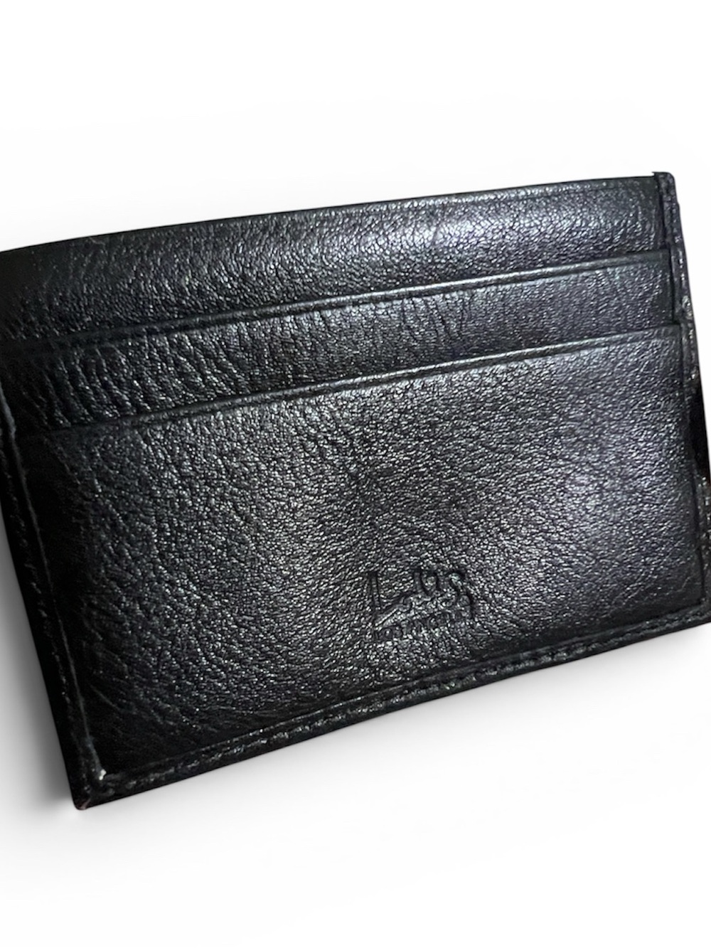 Lodis Black Leather Card & Key Pocket